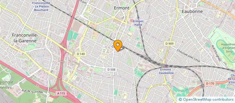 localisation de l'entreprise MONSIEUR JEAN FRANCOIS VIE  ERMONT