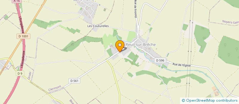 localisation de l'entreprise MONSIEUR JEAN FRANCOIS VIGNERON  REUIL-SUR-BRECHE