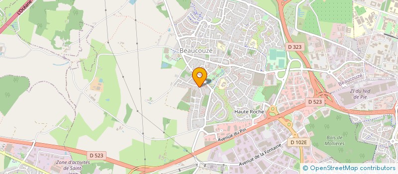 localisation de l'entreprise MONSIEUR JEAN FRANCOIS VIGNON  BEAUCOUZE