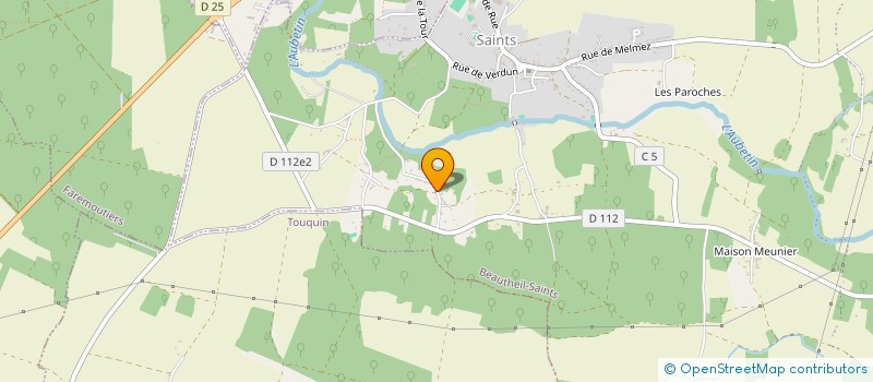 localisation de l'entreprise MONSIEUR JEAN-FRANCOIS VILDEUIL  BEAUTHEIL-SAINTS