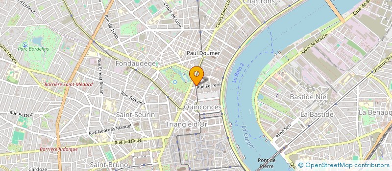 localisation de l'entreprise MONSIEUR JEAN-FRANCOIS VINCENT  BORDEAUX