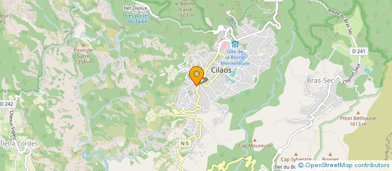 localisation de l'entreprise MONSIEUR JEAN FRANCOIS VINGUEDASSALOM à CILAOS