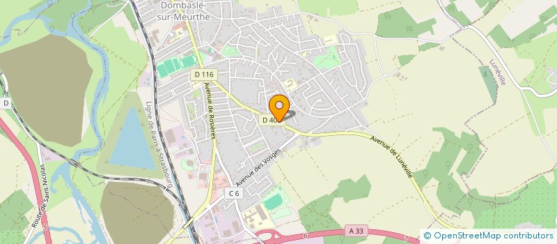 localisation de l'entreprise MONSIEUR JEAN FRANCOIS VINOT  DOMBASLE-SUR-MEURTHE