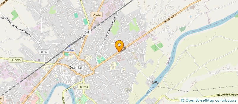 localisation de l'entreprise MONSIEUR JEAN-FRANCOIS VIROLES  GAILLAC