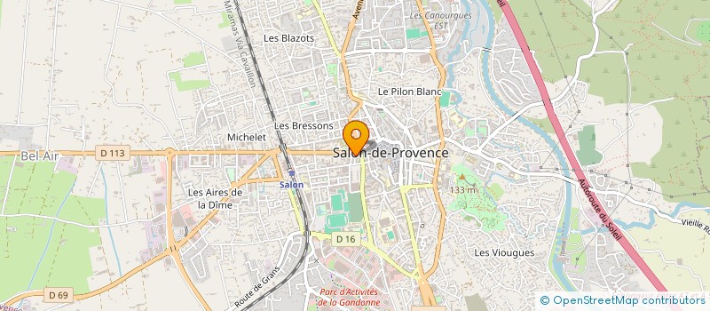 localisation de l'entreprise MONSIEUR JEAN-FRANCOIS VIVARES  SALON-DE-PROVENCE