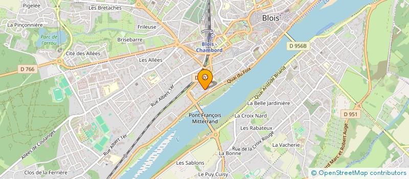 localisation de l'entreprise MONSIEUR JEAN-FRANCOIS WAQUET  BLOIS