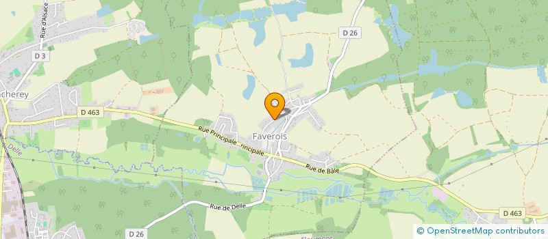 localisation de l'entreprise MONSIEUR JEAN-FRANCOIS WINTER  FAVEROIS