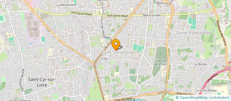 localisation de l'entreprise MONSIEUR JEAN-FRANCOIS WYDOUW  TOURS