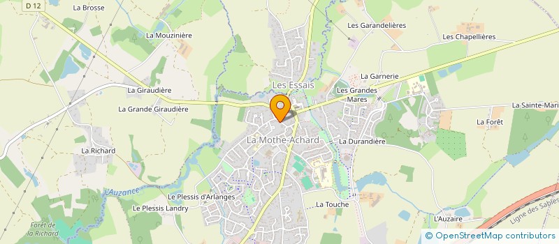 localisation de l'entreprise MONSIEUR JEAN-FRANCOIS ZANETTE à LES ACHARDS