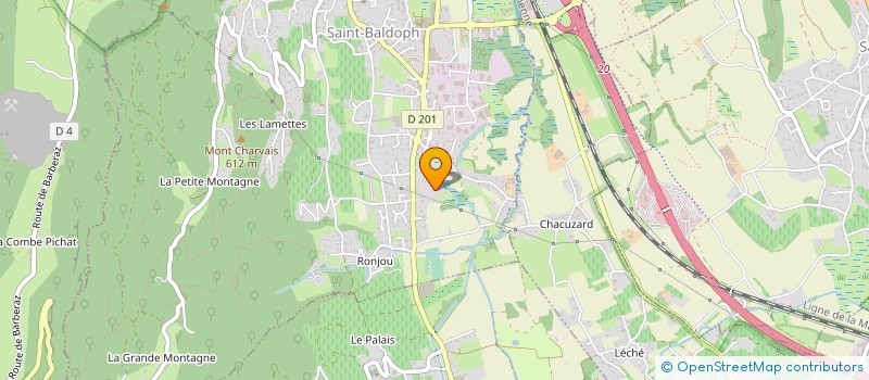 localisation de l'entreprise MONSIEUR JEAN FRANCONY  SAINT-BALDOPH