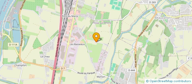 localisation de l'entreprise MONSIEUR JEAN FRANDEMICHE  ETOILE-SUR-RHONE