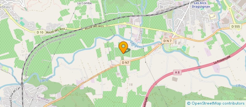 localisation de l'entreprise MONSIEUR JEAN FRATTINI  LES ARCS