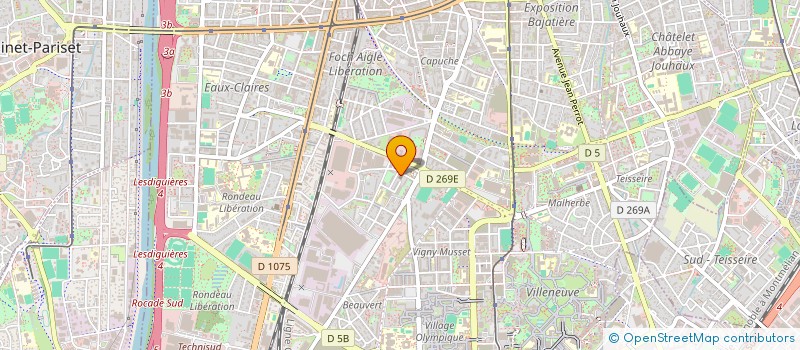 localisation de l'entreprise MONSIEUR JEAN FRECHET à GRENOBLE