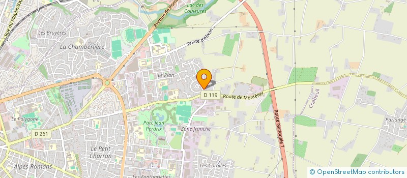 localisation de l'entreprise MONSIEUR JEAN-FRED MARDEYA  VALENCE