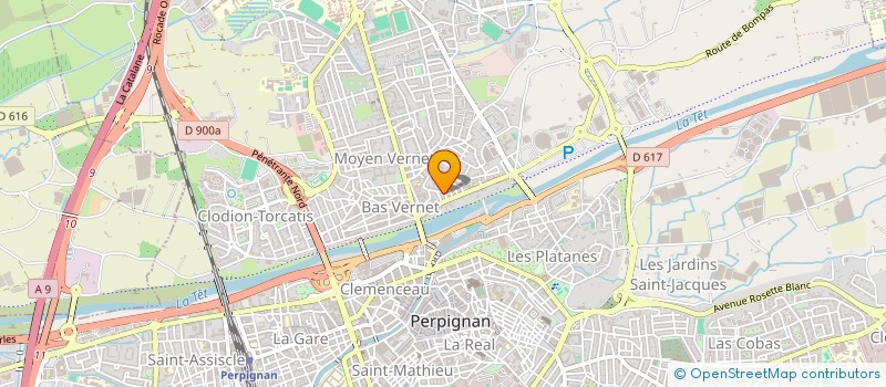 localisation de l'entreprise MONSIEUR JEAN-FREDDY ALAMELLE  PERPIGNAN