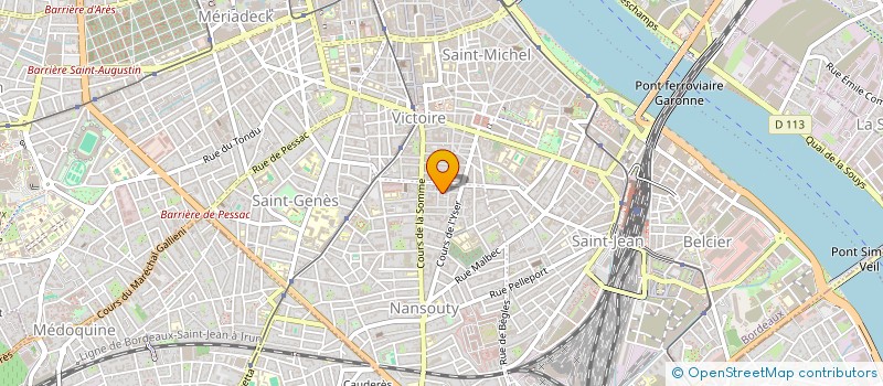 localisation de l'entreprise MONSIEUR JEAN FREDERIC BLANC  BORDEAUX