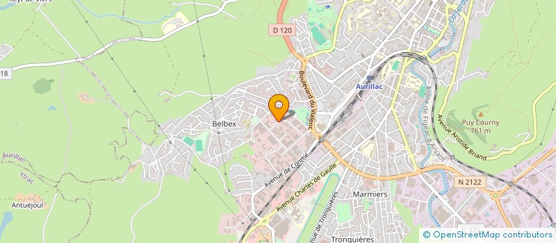 localisation de l'entreprise MONSIEUR JEAN-FREDERIC DIAS TORRES à AURILLAC