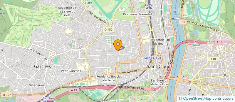 localisation de l'entreprise MONSIEUR JEAN-FREDERIC GARCIA à SAINT-CLOUD