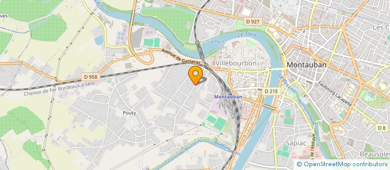 localisation de l'entreprise MONSIEUR JEAN-FREDERIC GRAF  MONTAUBAN