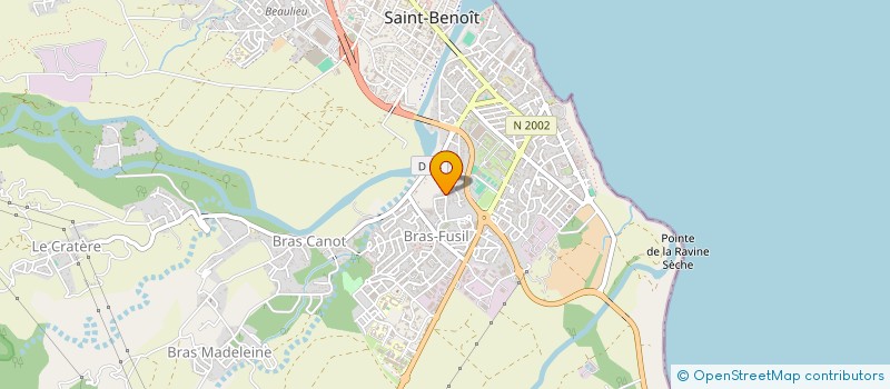 localisation de l'entreprise MONSIEUR JEAN FREDERIC HOARAU à SAINT-BENOIT