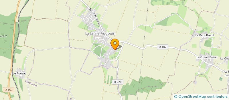 localisation de l'entreprise MONSIEUR JEAN-FREDERIC LABRIT à LA JARRIE-AUDOUIN