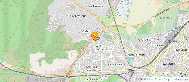 localisation de l'entreprise MONSIEUR JEAN-FREDERIC NAZE à NARBONNE