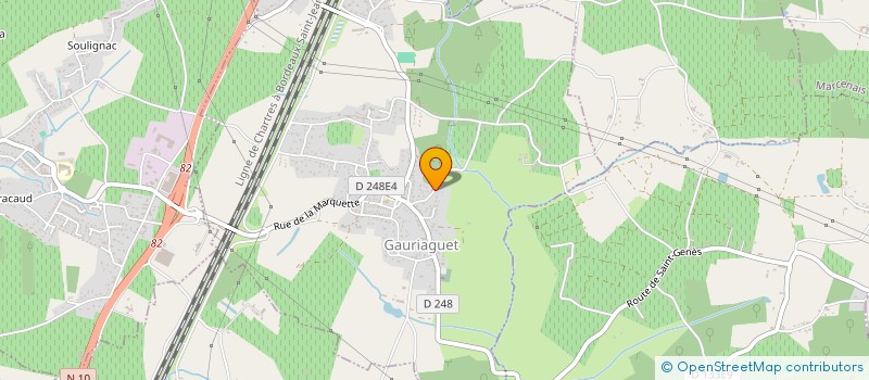 localisation de l'entreprise MONSIEUR JEAN-FREDERIC REGRENIL  GAURIAGUET