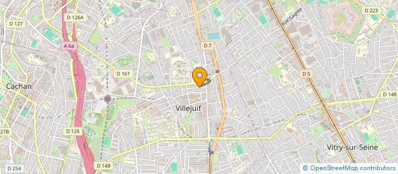 localisation de l'entreprise MONSIEUR JEAN-FREDERIC REZZAZ  VILLEJUIF