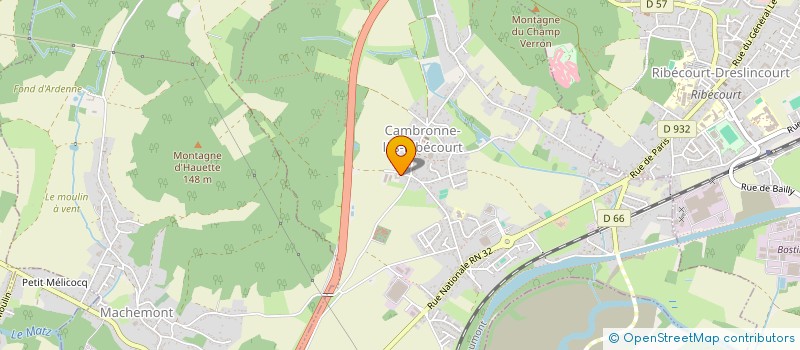 localisation de l'entreprise MONSIEUR JEAN-FREDERIC SEZILLE  CAMBRONNE-LES-RIBECOURT