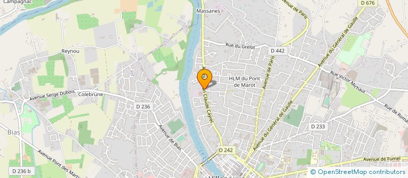 localisation de l'entreprise MONSIEUR JEAN-FREDERIC VERDIER DELIGNY  VILLENEUVE-SUR-LOT