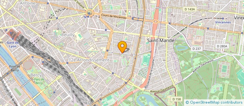 localisation de l'entreprise MONSIEUR JEAN-FREDERICK MAIRET  PARIS