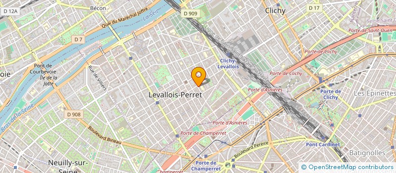 localisation de l'entreprise MONSIEUR JEAN-FREDERIQUE BEAL à LEVALLOIS-PERRET