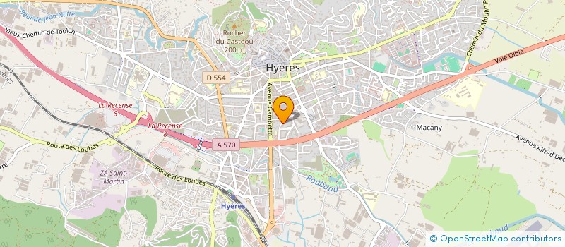 localisation de l'entreprise MONSIEUR JEAN FREICHE à HYERES