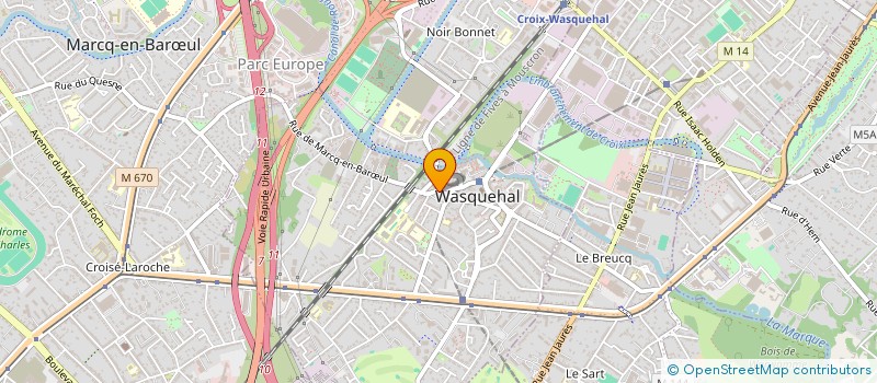 localisation de l'entreprise MONSIEUR JEAN FREMAUX  WASQUEHAL