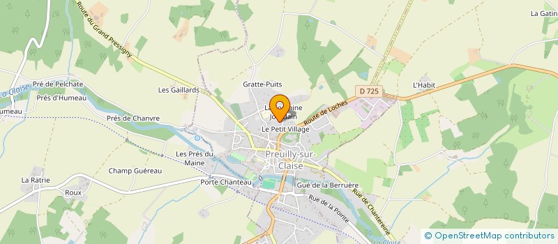 localisation de l'entreprise MONSIEUR JEAN FREMONT  CHARNIZAY