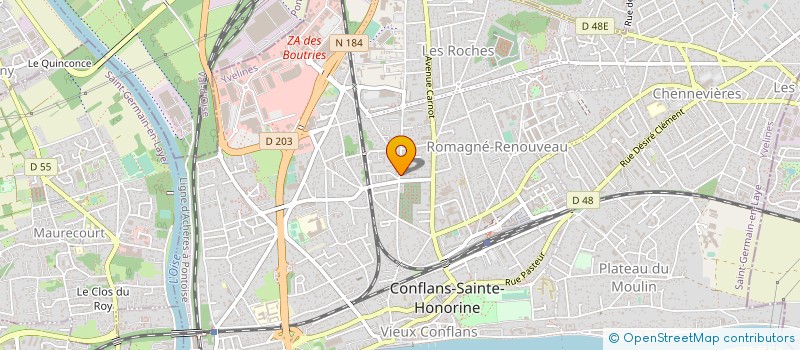 localisation de l'entreprise MONSIEUR JEAN FREMY à CONFLANS-SAINTE-HONORINE