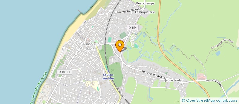 localisation de l'entreprise MONSIEUR JEAN FRERE à SOULAC-SUR-MER