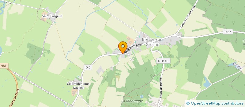 localisation de l'entreprise MONSIEUR JEAN FREVAL  BRESSE-SUR-GROSNE