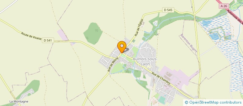 localisation de l'entreprise MONSIEUR JEAN FREYER  AULNOIS-SOUS-LAON