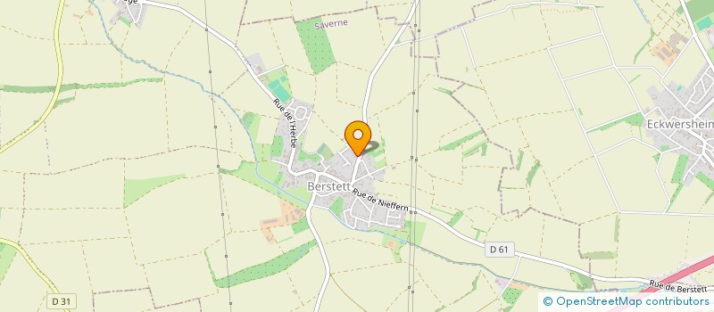 localisation de l'entreprise MONSIEUR JEAN FREYSZ  BERSTETT