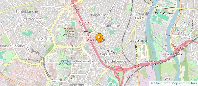 localisation de l'entreprise MONSIEUR JEAN FRIAS à TOULOUSE