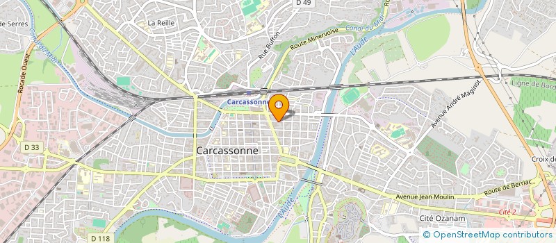 localisation de l'entreprise MONSIEUR JEAN FRIES  CARCASSONNE