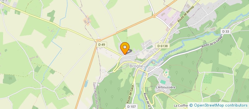 localisation de l'entreprise MONSIEUR JEAN FRILOUX  BROGLIE