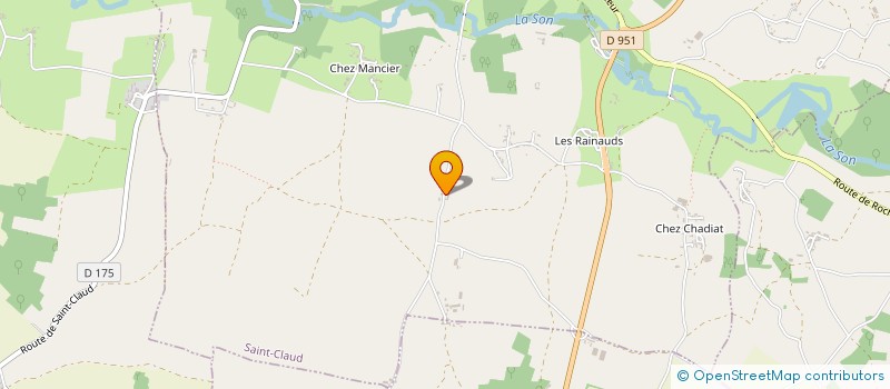 localisation de l'entreprise MONSIEUR JEAN FRISSONNET à SAINT-CLAUD