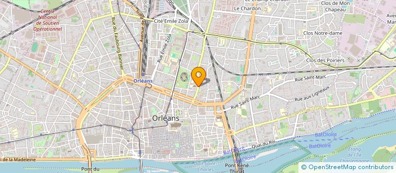 localisation de l'entreprise MONSIEUR JEAN FRIZON DE LAMOTTE DE REGES  ORLEANS