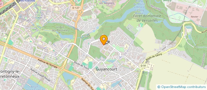 localisation de l'entreprise MONSIEUR JEAN FRIZZA  GUYANCOURT