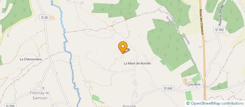localisation de l'entreprise MONSIEUR JEAN FROC à ROIVILLE