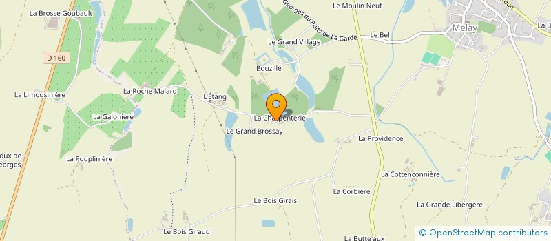 localisation de l'entreprise MONSIEUR JEAN FROGER  CHEMILLE-EN-ANJOU