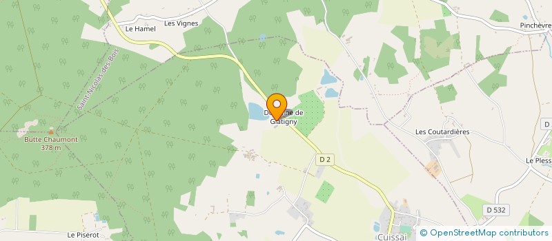 localisation de l'entreprise MONSIEUR JEAN FROGER à CUISSAI
