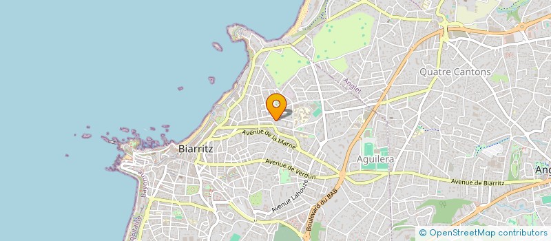 localisation de l'entreprise MONSIEUR JEAN FROGER à BIARRITZ